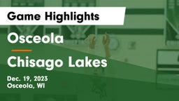 Osceola  vs Chisago Lakes  Game Highlights - Dec. 19, 2023
