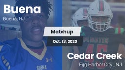 Matchup: Buena  vs. Cedar Creek  2020