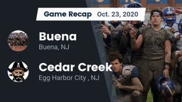 Recap: Buena  vs. Cedar Creek  2020