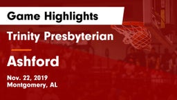 Trinity Presbyterian  vs Ashford  Game Highlights - Nov. 22, 2019