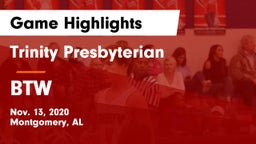 Trinity Presbyterian  vs BTW Game Highlights - Nov. 13, 2020