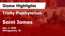 Trinity Presbyterian  vs Saint James Game Highlights - Dec. 4, 2020