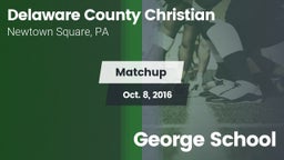 Matchup: Delaware County vs. George School 2016