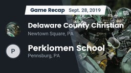 Recap: Delaware County Christian  vs. Perkiomen School 2019