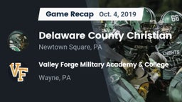 Recap: Delaware County Christian  vs. Valley Forge Military Academy & College 2019