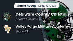 Recap: Delaware County Christian  vs. Valley Forge Military Academy 2022