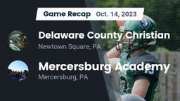 Recap: Delaware County Christian  vs. Mercersburg Academy 2023