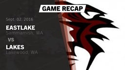 Recap: Eastlake  vs. Lakes  2016