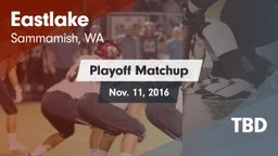 Matchup: Eastlake  vs. TBD 2016