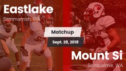 Matchup: Eastlake  vs. Mount Si  2018