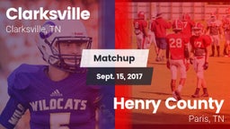 Matchup: Clarksville High vs. Henry County  2017