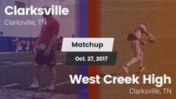 Matchup: Clarksville High vs. West Creek High 2017