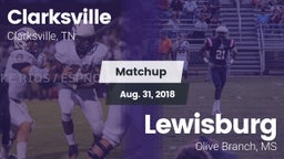 Matchup: Clarksville High vs. Lewisburg  2018