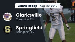 Recap: Clarksville  vs. Springfield  2019
