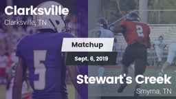 Matchup: Clarksville High vs. Stewart's Creek  2019