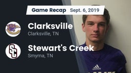 Recap: Clarksville  vs. Stewart's Creek  2019