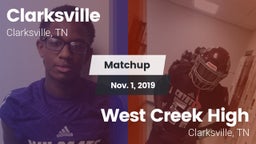 Matchup: Clarksville High vs. West Creek High 2019