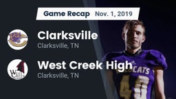 Recap: Clarksville  vs. West Creek High 2019