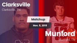 Matchup: Clarksville High vs. Munford  2019
