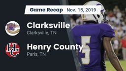 Recap: Clarksville  vs. Henry County  2019