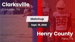 Matchup: Clarksville High vs. Henry County  2020