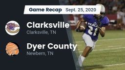 Recap: Clarksville  vs. Dyer County  2020