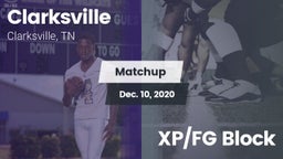 Matchup: Clarksville High vs. XP/FG Block 2020