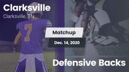 Matchup: Clarksville High vs. Defensive Backs 2020