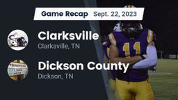 Recap: Clarksville  vs. Dickson County  2023