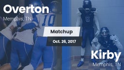 Matchup: Overton  vs. Kirby  2017