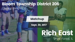 Matchup: Bloom  vs. Rich East  2017