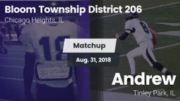 Matchup: Bloom  vs. Andrew  2018