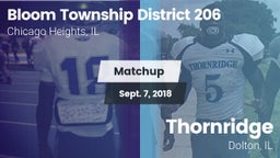 Matchup: Bloom  vs. Thornridge  2018