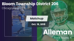 Matchup: Bloom  vs. Alleman  2018