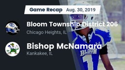 Recap: Bloom Township  District 206 vs. Bishop McNamara  2019