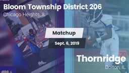 Matchup: Bloom  vs. Thornridge  2019
