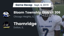 Recap: Bloom Township  District 206 vs. Thornridge  2019