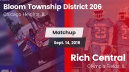 Matchup: Bloom  vs. Rich Central  2019