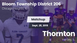 Matchup: Bloom  vs. Thornton  2019