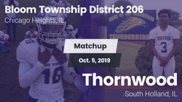 Matchup: Bloom  vs. Thornwood  2019