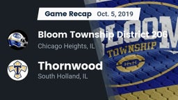 Recap: Bloom Township  District 206 vs. Thornwood  2019