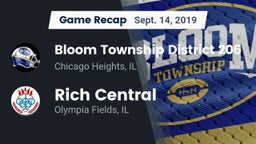 Recap: Bloom Township  District 206 vs. Rich Central  2019