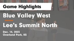 Blue Valley West  vs Lee's Summit North  Game Highlights - Dec. 14, 2023