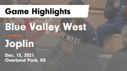 Blue Valley West  vs Joplin  Game Highlights - Dec. 13, 2021