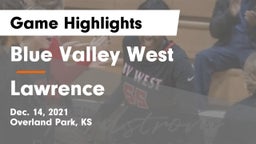 Blue Valley West  vs Lawrence  Game Highlights - Dec. 14, 2021