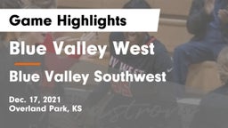 Blue Valley West  vs Blue Valley Southwest  Game Highlights - Dec. 17, 2021