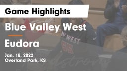 Blue Valley West  vs Eudora  Game Highlights - Jan. 18, 2022