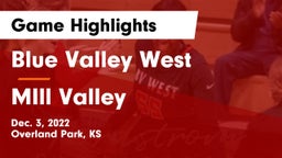 Blue Valley West  vs MIll Valley  Game Highlights - Dec. 3, 2022