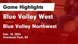 Blue Valley West  vs Blue Valley Northwest  Game Highlights - Feb. 10, 2023