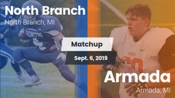 Matchup: North Branch High vs. Armada  2019